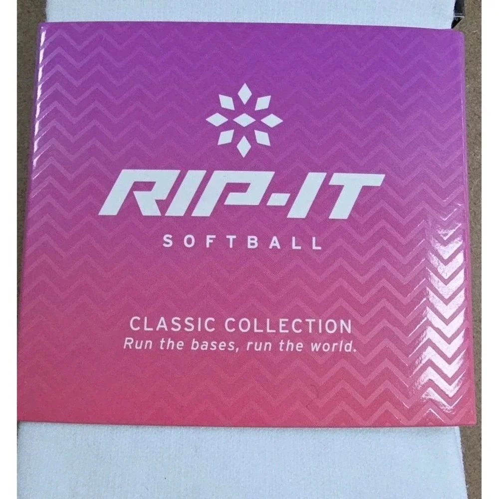 RIP-IT  Over The Knee Softball Socks Classic M/L WHITE NWT‎